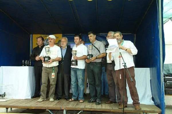 Fotografia histórica de competição colombófila